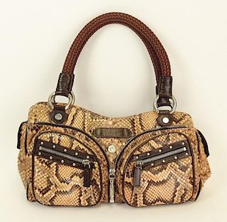 Vintage Versace Python Handbag