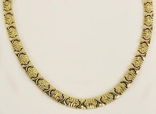 Vintage 14 Karat Yellow Gold Link Necklace