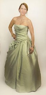 Retro Victor Edelstein Designer Strapless Princess Ball Gown