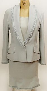 From a Palm Beach Socialite, A Christian Dior 3 Piece Wool Suit