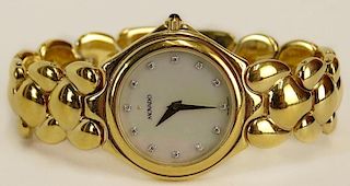 Lady's Vintage Movado Gold Tone Bracelet Quartz Watch