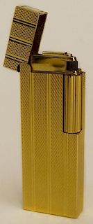 Vintage Dunhill Gold Plate Butane Lighter