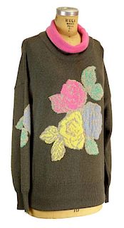 From a Palm Beach Socialite, a Retro/Vintage Escada Wool Cowl Neck Sweater