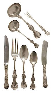 Whiting Pompadour Sterling Flatware,