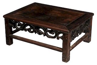 Finely Crafted Hardwood Low Table