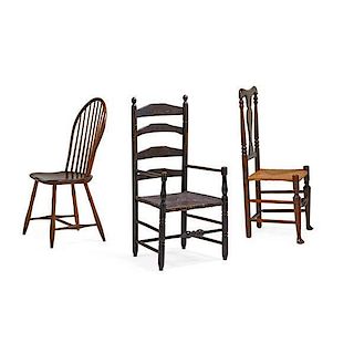 GROUP OF AMERICAN CHAIRS