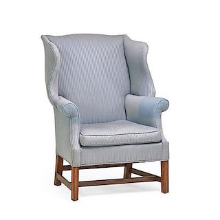CHIPPENDALE WING CHAIR