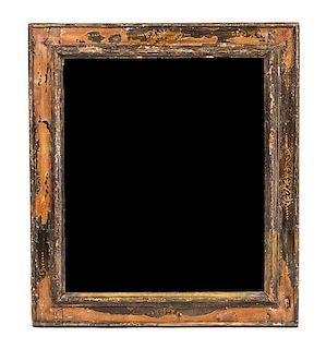 * An Italian Painted Frame Height 38 x width 33 1/2 inches.