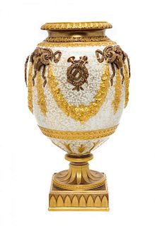 A Wedgwood Porcelain Urn Height 11 3/4 inches.