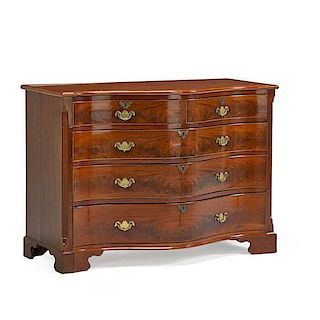 GEORGE III STYLE CHEST OF DRAWERS