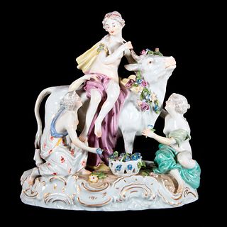 A Royal Vienna porcelain scene.