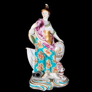 Continental porcelain goddess Rhea.