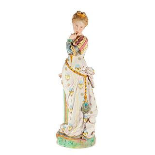 A French Vion and Baury bisque figure of a lady.