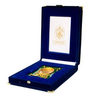 A Faberge frame with box.