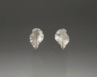 SUE AYGARN-KOWALSKI, Leaf Earrings