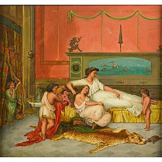 NEOCLASSICAL STYLE GENRE PAINTING