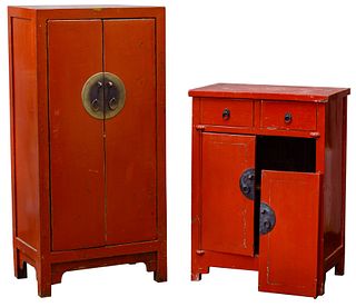 Asian Style Wood Cabinet Assortment