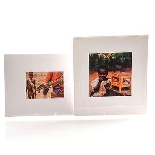 2 PHOTOGRAPHY PRINTS, GHANA AND ETHIOPIA