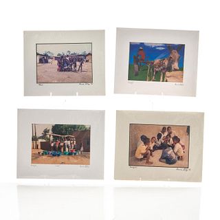 4 RON PHILLIPS PHOTOGRAPHY PRINTS, AFRICA