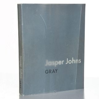 BOOK, JASPER JOHNS GRAY