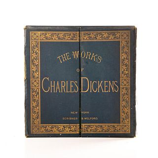 THE WORKS OF CHARLES DICKENS BOOKS, SCRIBNER & WELFORD NY