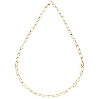 NECKLACE. 14K YELLOW GOLD