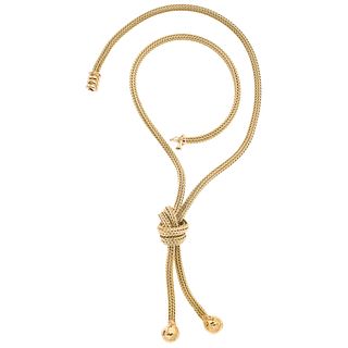 NECKLACE. 18K YELLOW GOLD. TANE