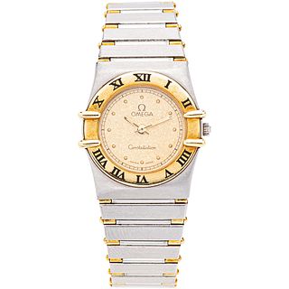 OMEGA CONSTELLATION. STEEL AND 18K YELLOW GOLD. REF. 795.1080