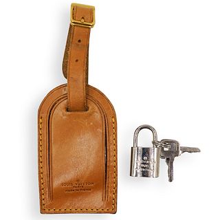 (2 Pc) Louis Vuitton Lock and Key with Tag