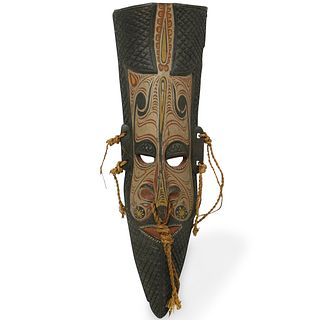 Papua New Guinea Carved Wood Mask