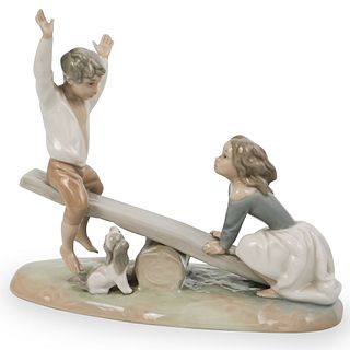 Lladro Porcelain Seesaw Figurine