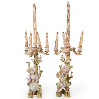 Pair Of Victorian Style Candelabras