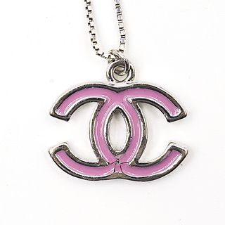 Channel Sterling Silver Necklace "925"