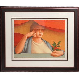 George Tooker Signed Litho (American, 1920-2011)