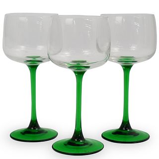 (3 Pc) Luminarc Wine Glasses France