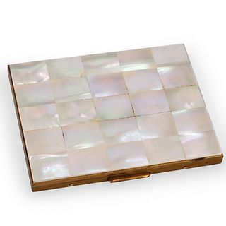 Mother of Pearl Compact Case