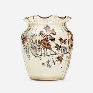 Émile Gallé, early Japonesque vase