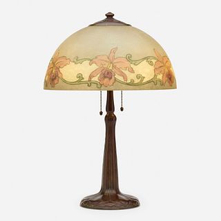 Handel, table lamp with orchids