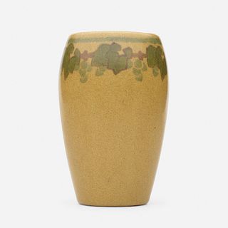 Marblehead Pottery, vase with grapevines
