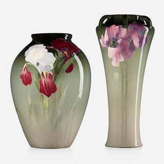 Weller Pottery, Eocean vases, set of two