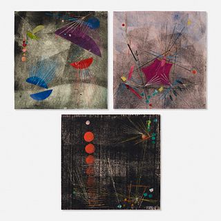 Rolph Scarlett, Untitled (three works)