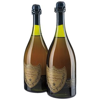 Cuvée Dom Pérignon. Vintage 1964. Brut. Moët et Chandon á Èpernay. France. Calificación: 90 / 100. Piezas: 2.