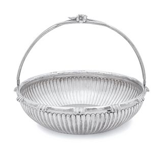 A Russian Silver Cake Basket