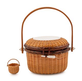Two Nantucket Baskets by Paul Willer