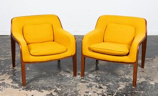 PAIR, BILL STEPHENS FOR KNOLL LOUNGE CHAIRS