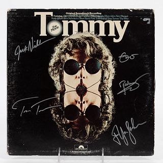 THE WHO, "TOMMY - THE MOVIE" SIGNED TWO-DISC ALBUM