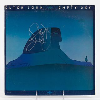 ELTON JOHN "EMPTY SKY" AUTOGRAPHED RECORD ALBUM