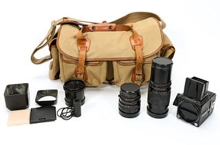 ELEVEN PC GROUPING OF CAMERA EQUIPMENT, HASSELBLAD