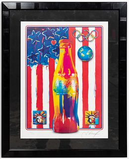 PETER MAX, “XIX OLYMPIC WINTER GAMES” LITHOGRAPH