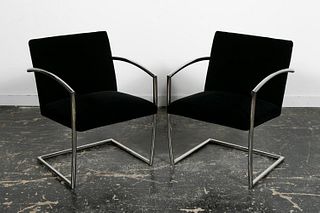 PAIR, ROMERO CANTILEVER CHAIRS BY BREUTON